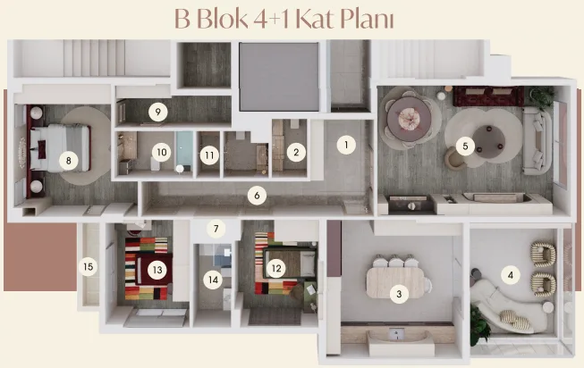 Alyan Yaşam - Kat Planı 2